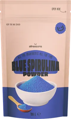 Blue Spirulina Powder retail doypack