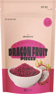 Dragon Fruit Pieces retail doypack