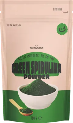 Green Spirulina Powder retail doypack