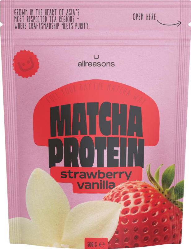 Vanilla Strawberry Matcha Protein