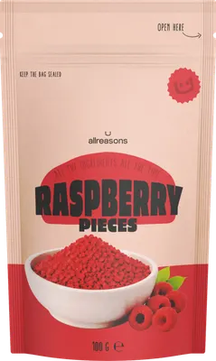 Raspberry Pieces retail doypack