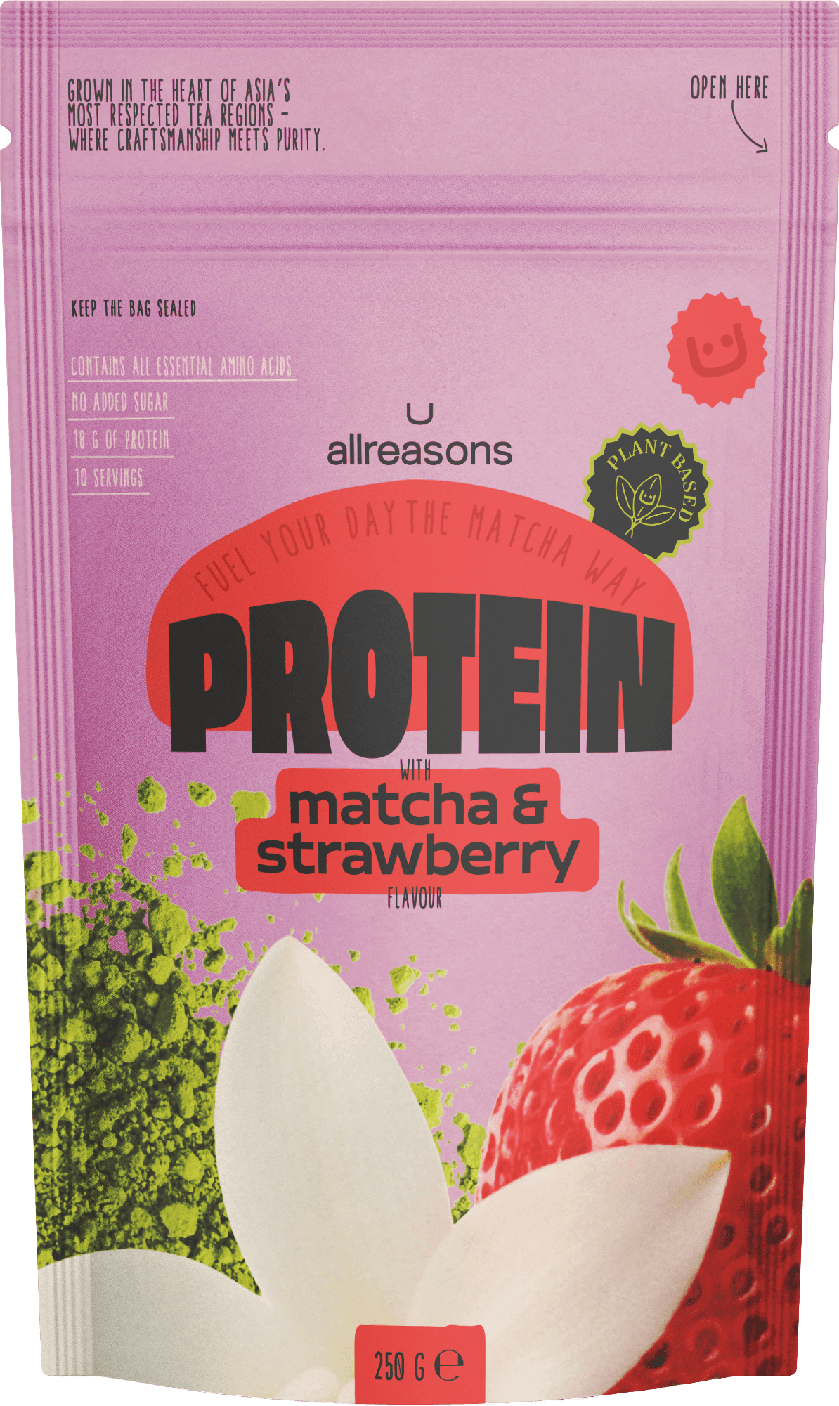 Vanilla Strawberry Matcha Protein