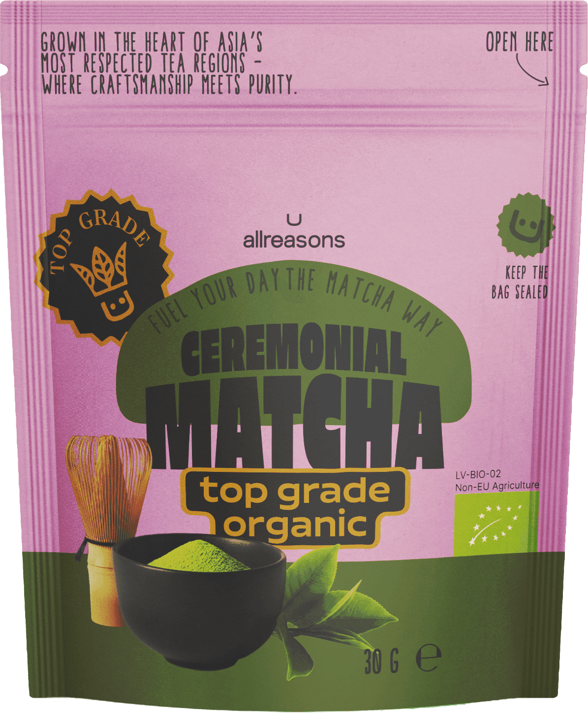 Top Grade Organic Ceremonial packaging